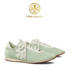 Tory Burch - Tory Sneakers Mint Chip Suede/Calf Leather NWT